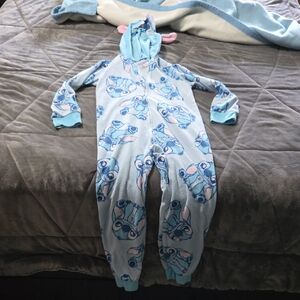 Disney Light Blue Kids One Piece with Character Design